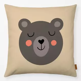 Kissen Braunbär