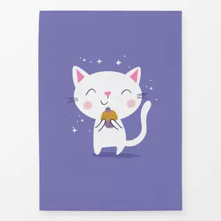 Geschirrtücher Blaubeer Katze lila