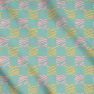 Meterware Zebra Quadrat Muster
