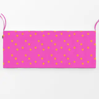 Bankauflage Glücklich in Pink