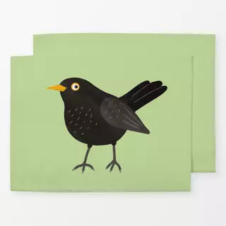 Tischset Kecke Amsel