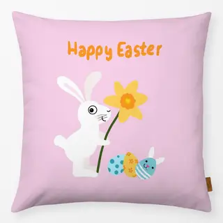 Kissen Happy Easter Hase