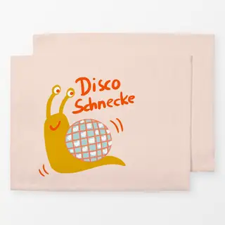 Tischset Disco-Schnecke senf