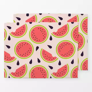 Tischset Melonenkerne