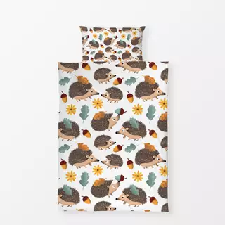 Bettwäsche Herbst Igel