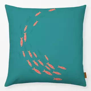 Kissen Fischschwarm
