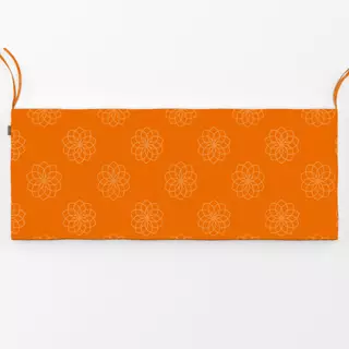 Bankauflage Traumfaenger Blume orange