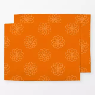 Tischset Traumfaenger Blume orange