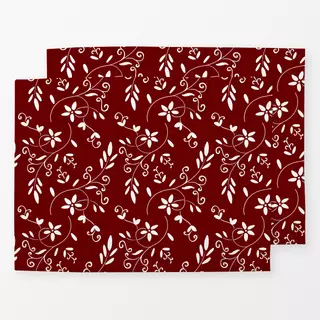 Tischset Flow rot