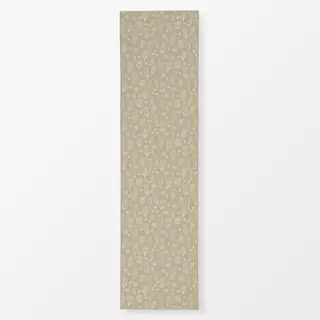 Tischläufer Fruehlingsblumen Outline beige