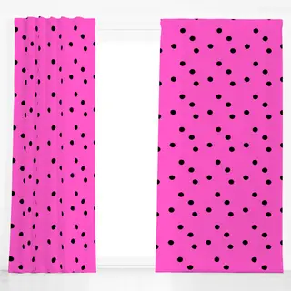Dekovorhang Glücklich in pink