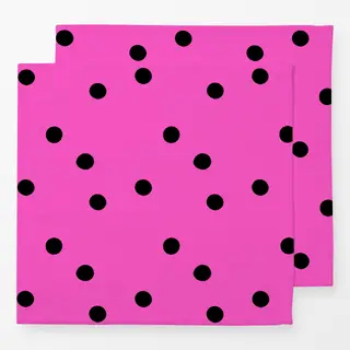 Servietten Glücklich in pink