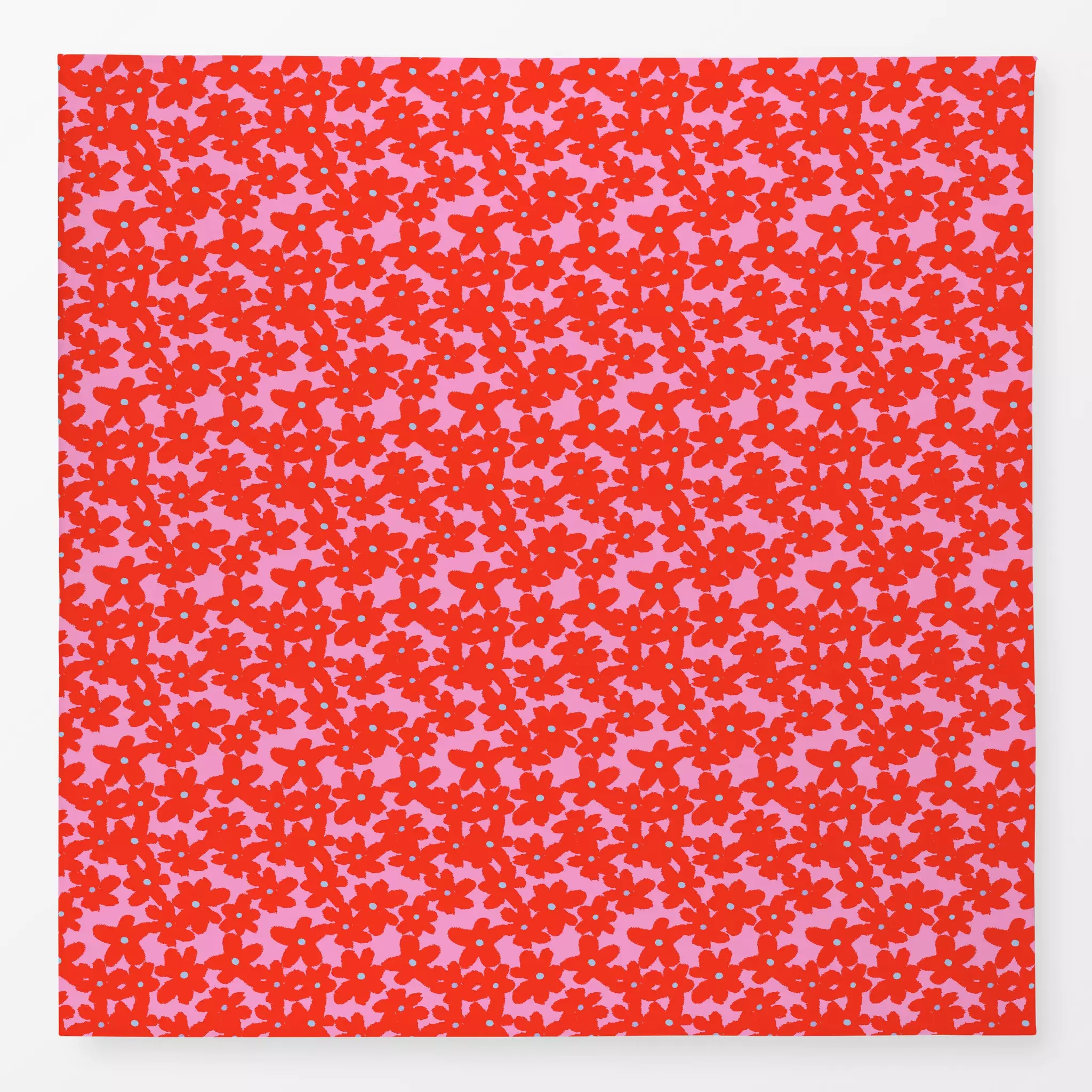 Tischdecke Flower Muster rot, Blumen, von Julia Reyelt