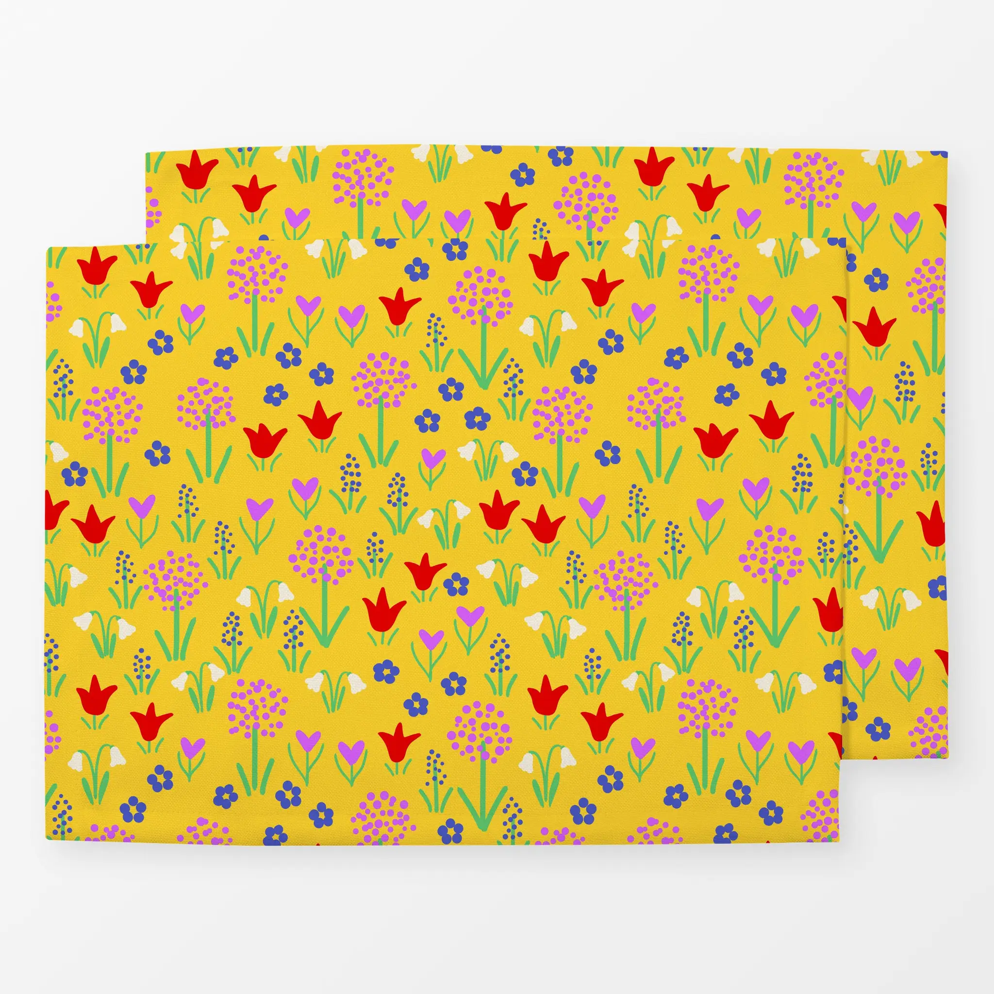 Tischset Fruehlingswiese2, Blumen, Ostern, von Julia Reyelt