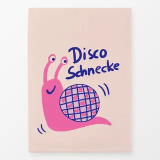Geschirrtücher Disco Schnecke rosa