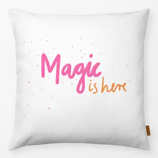 Kissen Magic is here pink