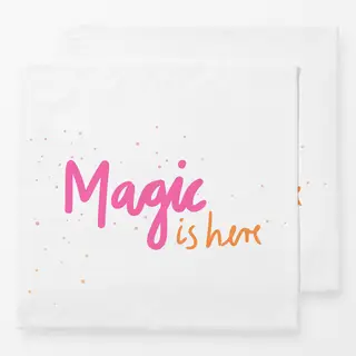 Servietten Magic is here pink