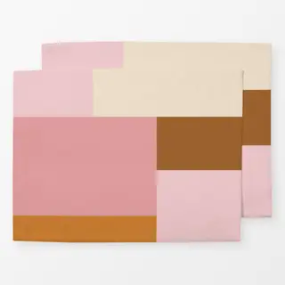 Tischset Patchwork Pura-Rose