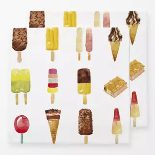 Servietten Eis