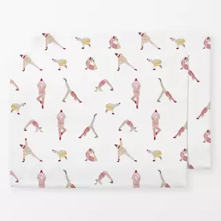 Tischset Winter Yoga People
