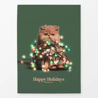 Geschirrtücher Happy Holidays From The Cat