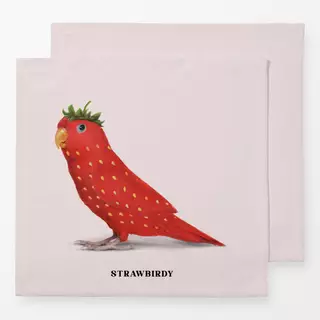 Servietten Strawbirdy