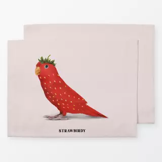 Tischset Strawbirdy