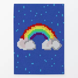 Geschirrtücher Pixel Rainbow