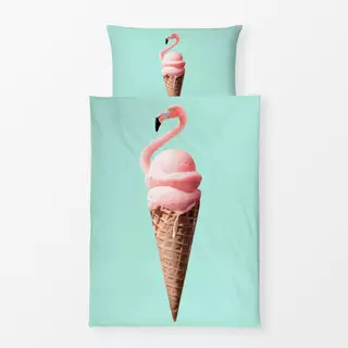 Bettwäsche Flamingo Cone