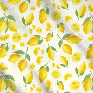 Meterware Yellow Lemon