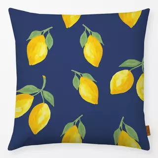 Kissen Lemon Indigo