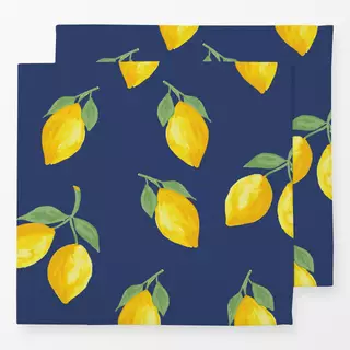 Servietten Lemon Indigo