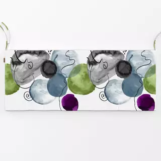 Bankauflage Abstrakt watercolor