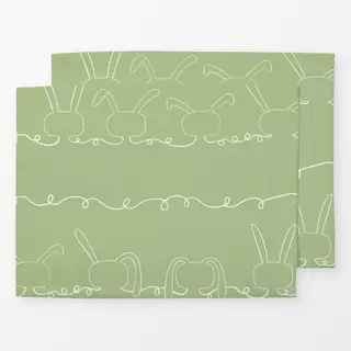 Tischset Rabbit On The Line