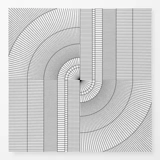 Tischdecke Behind the lines-White