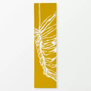 Tischläufer Parlor Palm Leaf White