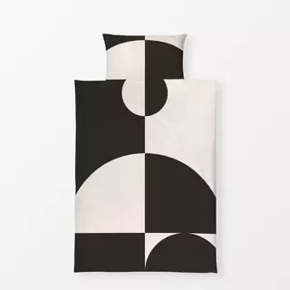 Bettwäsche Geomeform 05 Black&White