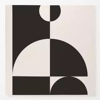 Tischdecke Geomeform 05 Black&White