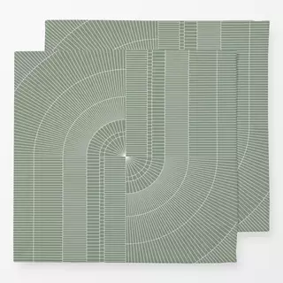 Servietten Behind The Lines-Green