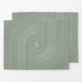 Tischset Behind The Lines-Green