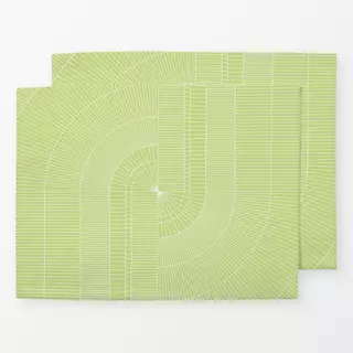Tischset Behind The Lines-Lime