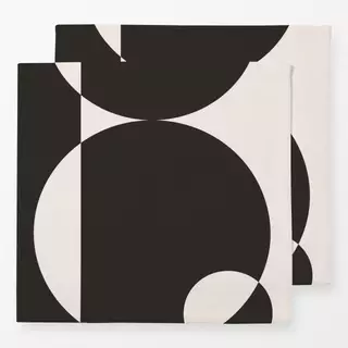 Servietten Geomeform 07 Black&White