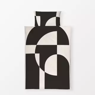 Bettwäsche Geomeform 02 Black&White