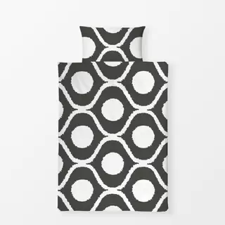 Bettwäsche Boho Ikat 2 Black Olive