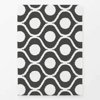 Geschirrtücher Boho Ikat 2 Black Olive