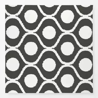 Tischdecke Boho Ikat 2 Black Olive
