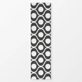 Tischläufer Boho Ikat 2 Black Olive