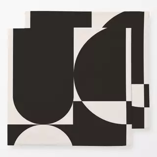 Servietten Geomeform 03 Black&White