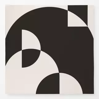 Tischdecke Geomeform 04 Black&White