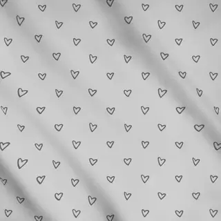 Meterware LOVE FIRST Herzchen 2